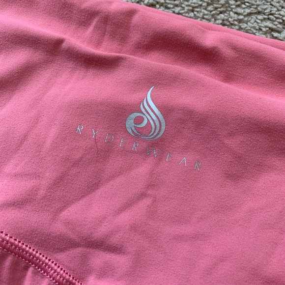 ryderwear - pink athletic biker shorts - Picture 4 of 4